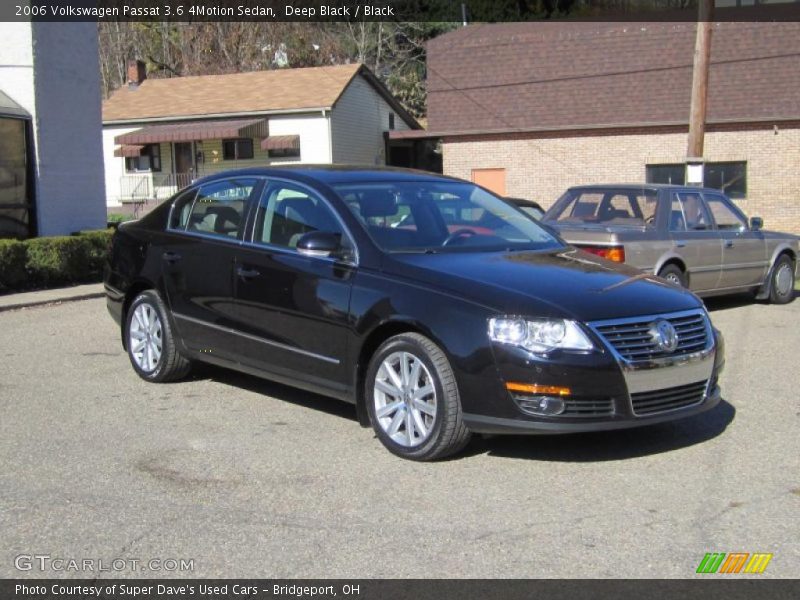 Deep Black / Black 2006 Volkswagen Passat 3.6 4Motion Sedan