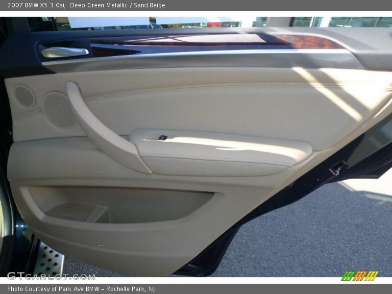 Deep Green Metallic / Sand Beige 2007 BMW X5 3.0si