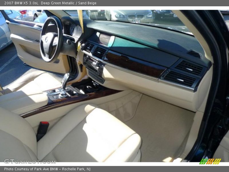 Deep Green Metallic / Sand Beige 2007 BMW X5 3.0si