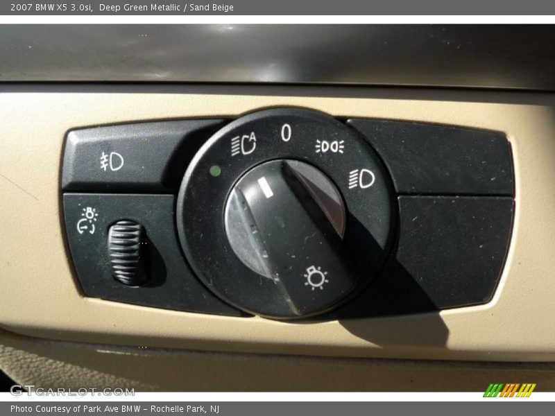 Deep Green Metallic / Sand Beige 2007 BMW X5 3.0si