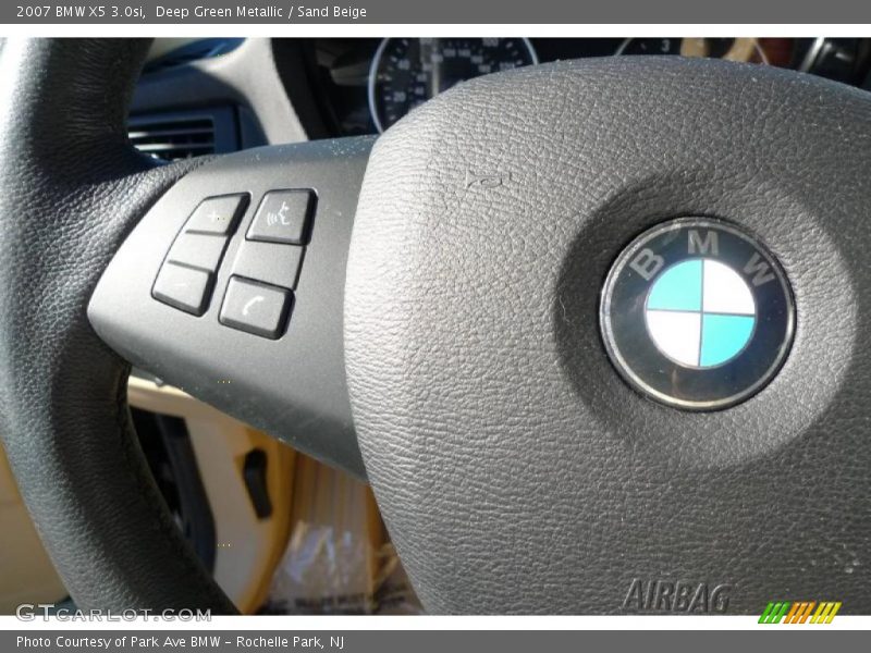 Deep Green Metallic / Sand Beige 2007 BMW X5 3.0si