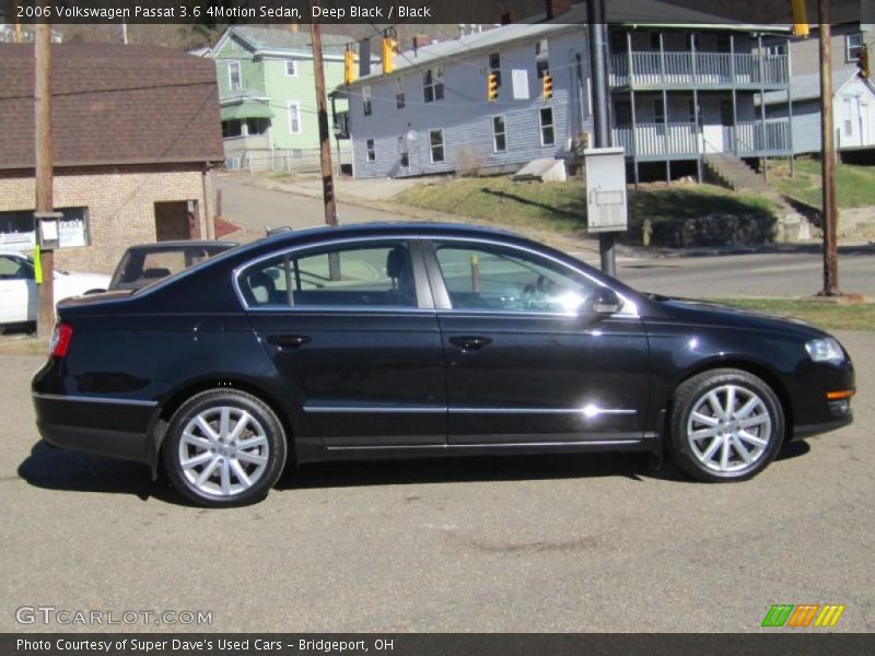 Deep Black / Black 2006 Volkswagen Passat 3.6 4Motion Sedan