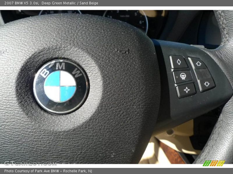 Deep Green Metallic / Sand Beige 2007 BMW X5 3.0si