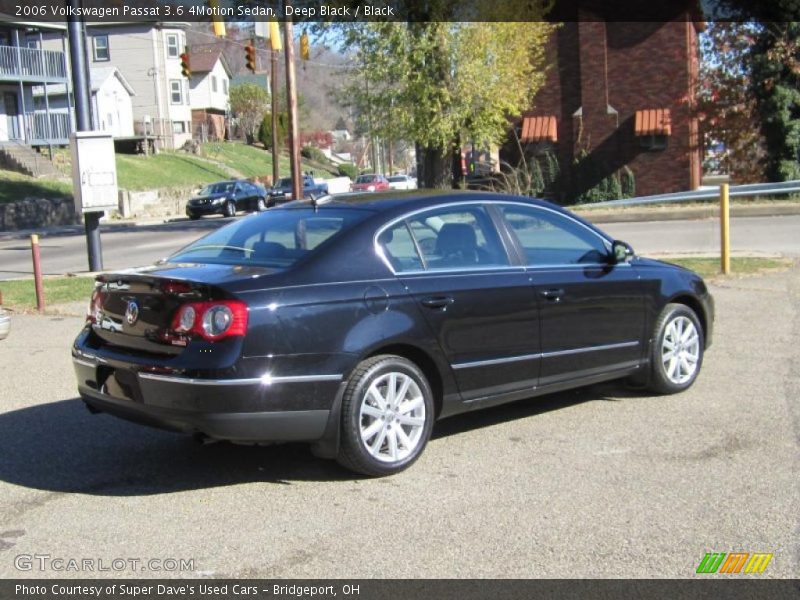 Deep Black / Black 2006 Volkswagen Passat 3.6 4Motion Sedan