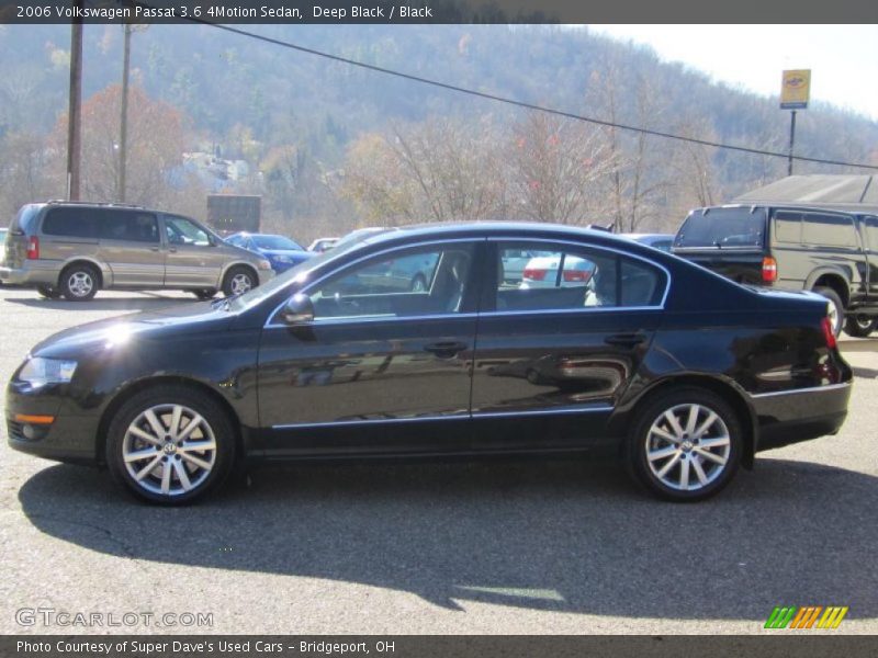 Deep Black / Black 2006 Volkswagen Passat 3.6 4Motion Sedan