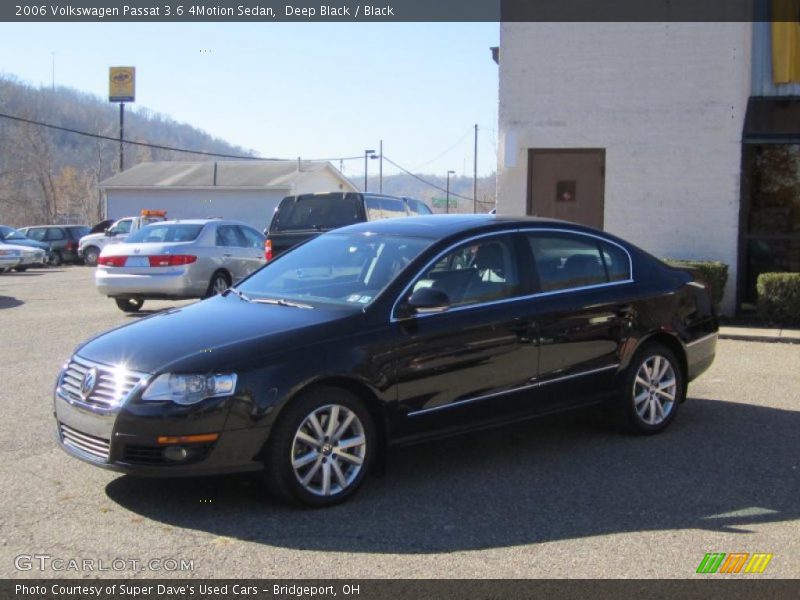 Deep Black / Black 2006 Volkswagen Passat 3.6 4Motion Sedan