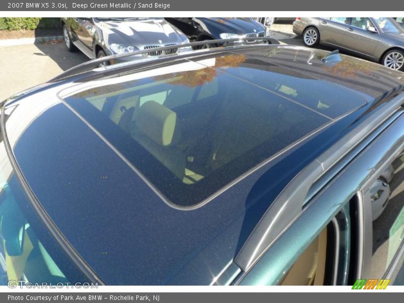 Deep Green Metallic / Sand Beige 2007 BMW X5 3.0si