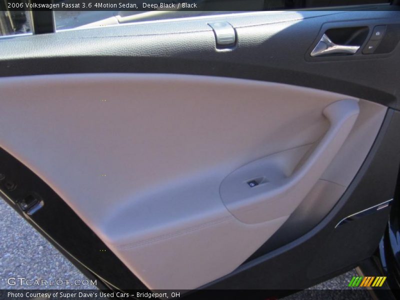 Deep Black / Black 2006 Volkswagen Passat 3.6 4Motion Sedan