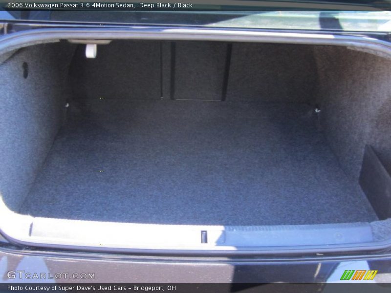 Deep Black / Black 2006 Volkswagen Passat 3.6 4Motion Sedan