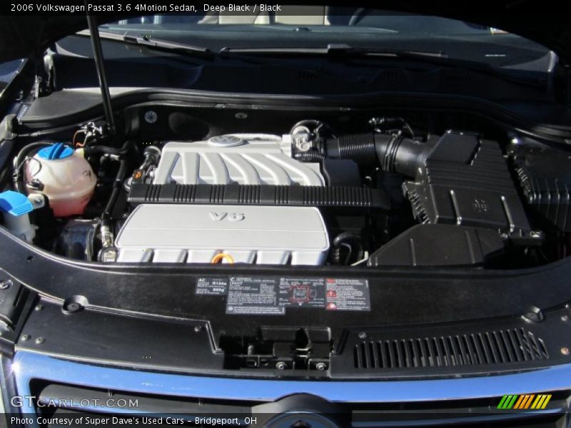 Deep Black / Black 2006 Volkswagen Passat 3.6 4Motion Sedan