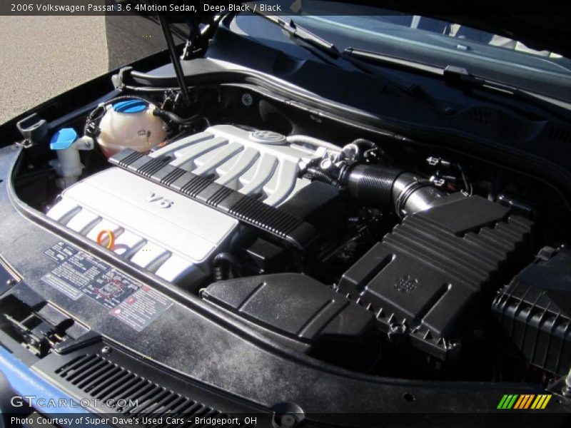 Deep Black / Black 2006 Volkswagen Passat 3.6 4Motion Sedan