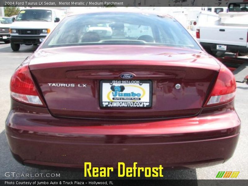 Merlot Metallic / Medium Parchment 2004 Ford Taurus LX Sedan