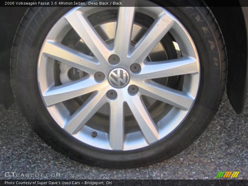 Deep Black / Black 2006 Volkswagen Passat 3.6 4Motion Sedan