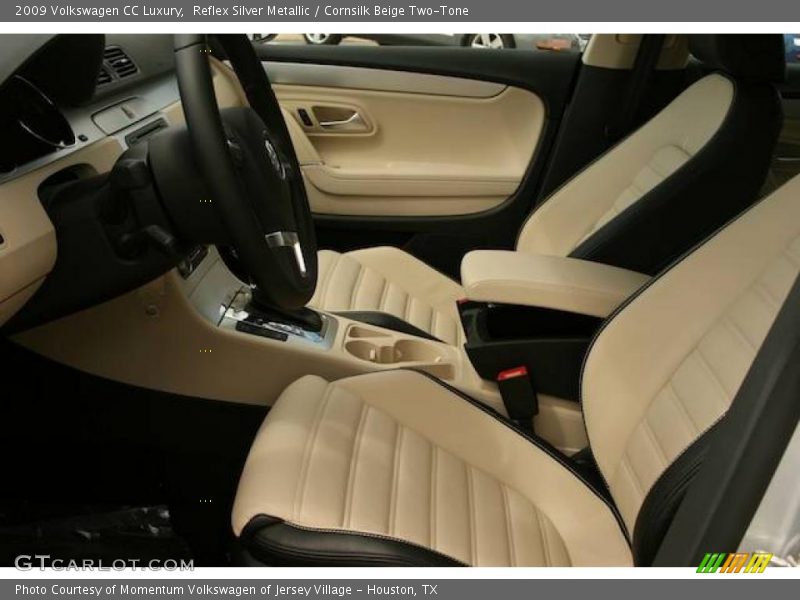 Reflex Silver Metallic / Cornsilk Beige Two-Tone 2009 Volkswagen CC Luxury