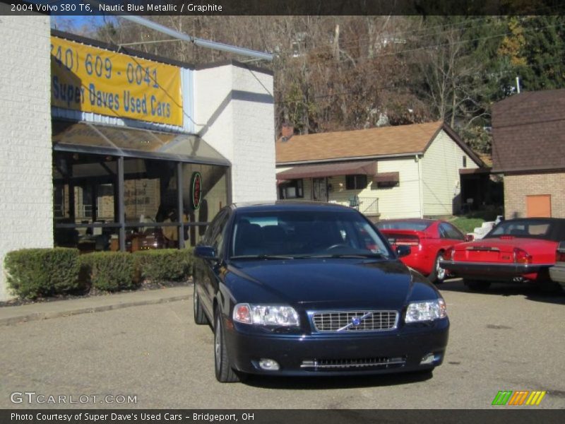 Nautic Blue Metallic / Graphite 2004 Volvo S80 T6