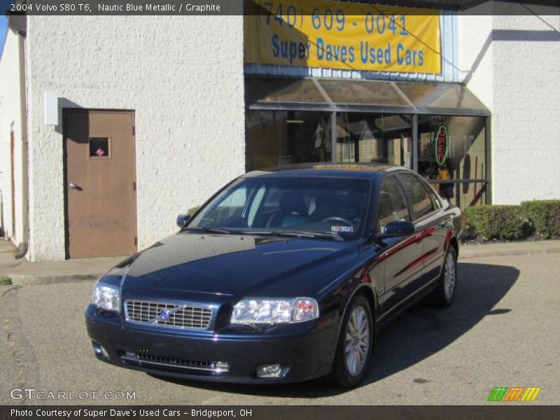 Nautic Blue Metallic / Graphite 2004 Volvo S80 T6