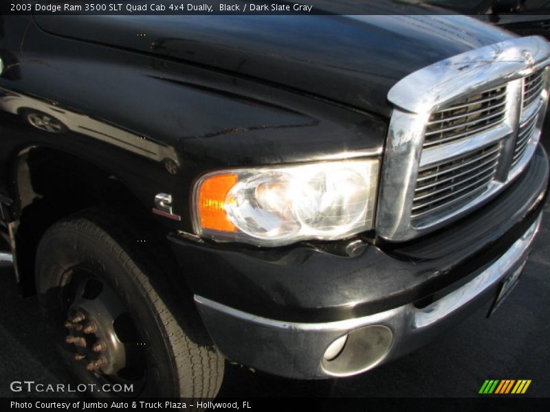 Black / Dark Slate Gray 2003 Dodge Ram 3500 SLT Quad Cab 4x4 Dually