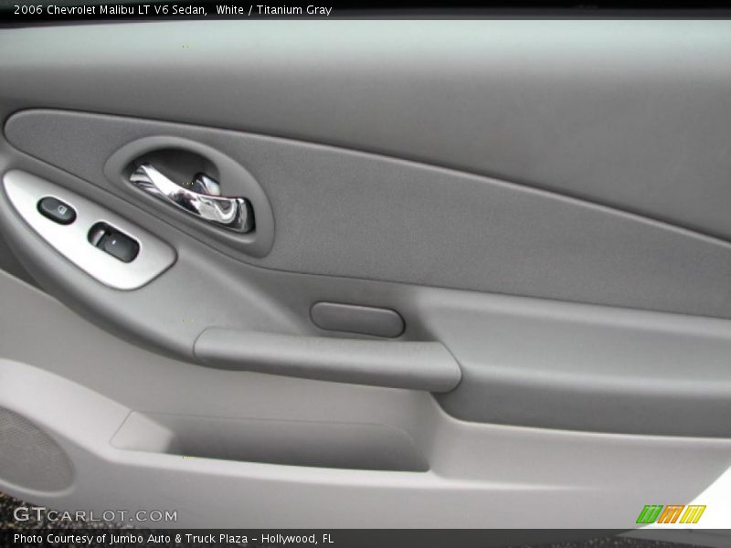 White / Titanium Gray 2006 Chevrolet Malibu LT V6 Sedan