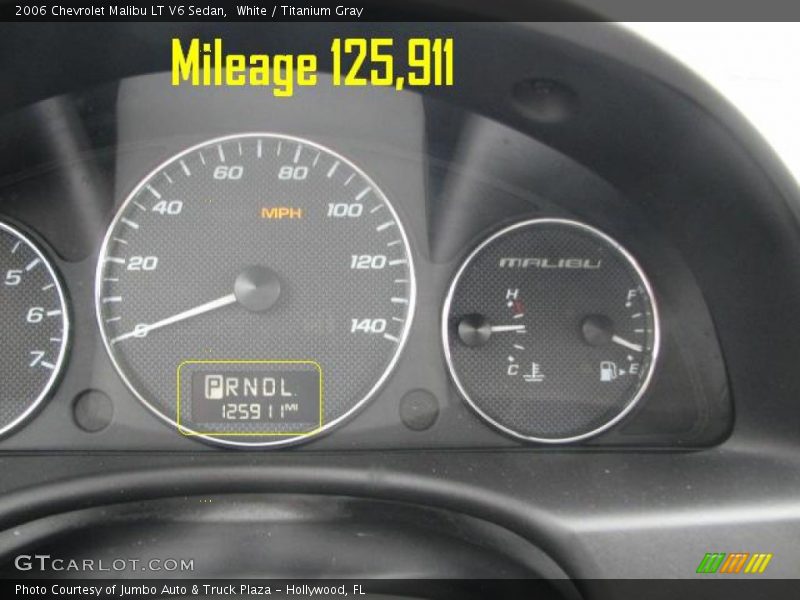 White / Titanium Gray 2006 Chevrolet Malibu LT V6 Sedan