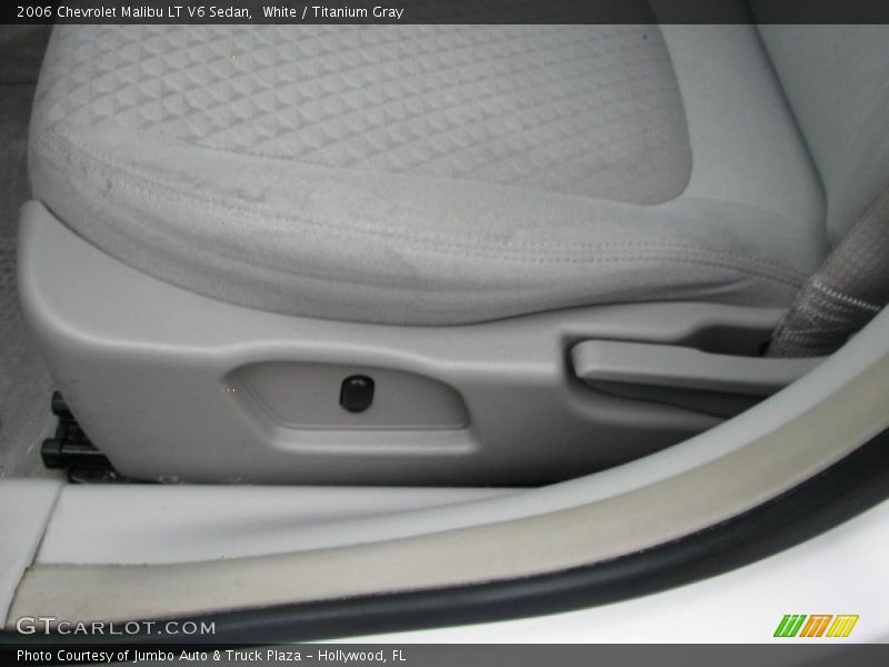 White / Titanium Gray 2006 Chevrolet Malibu LT V6 Sedan