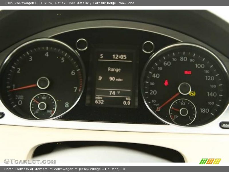 Reflex Silver Metallic / Cornsilk Beige Two-Tone 2009 Volkswagen CC Luxury