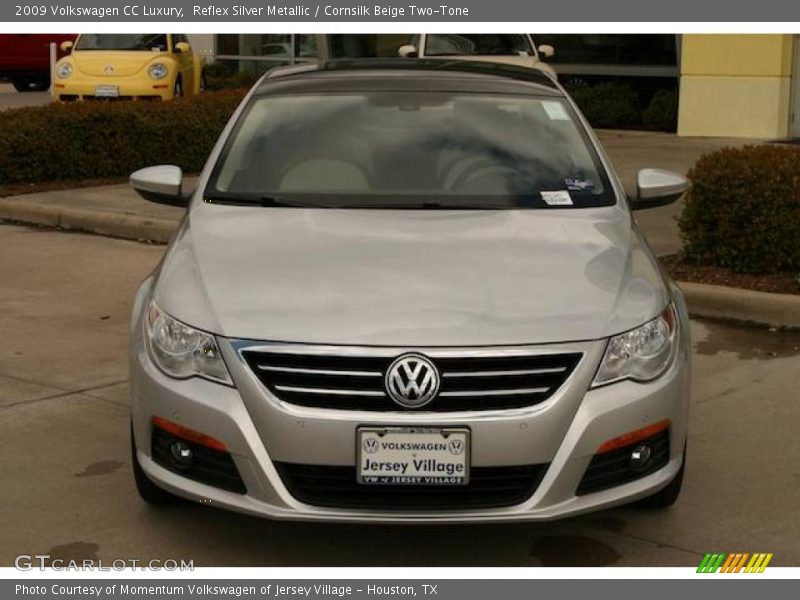 Reflex Silver Metallic / Cornsilk Beige Two-Tone 2009 Volkswagen CC Luxury