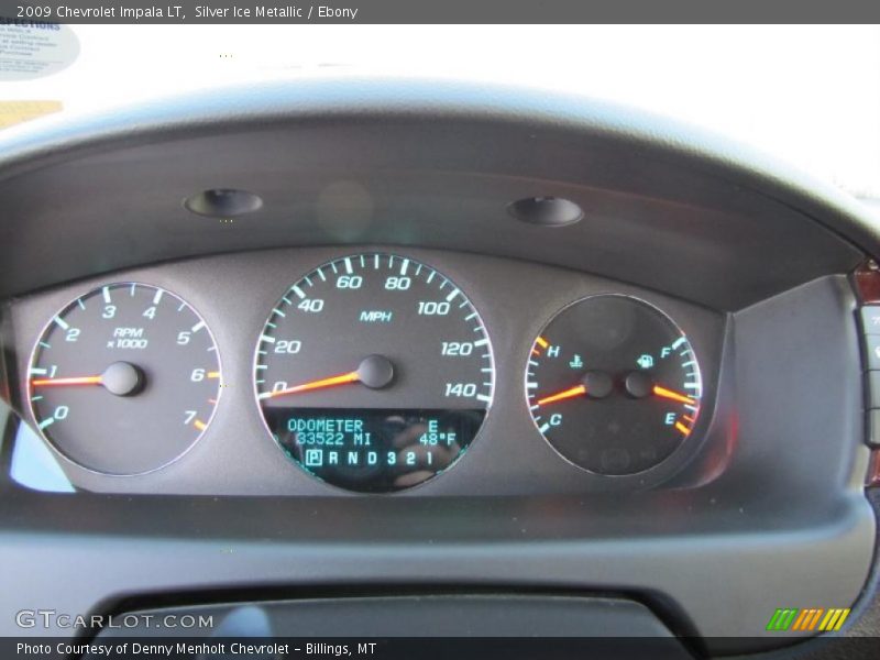Silver Ice Metallic / Ebony 2009 Chevrolet Impala LT