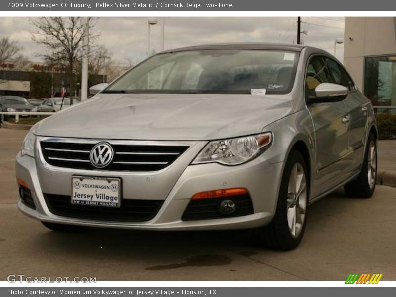Reflex Silver Metallic / Cornsilk Beige Two-Tone 2009 Volkswagen CC Luxury