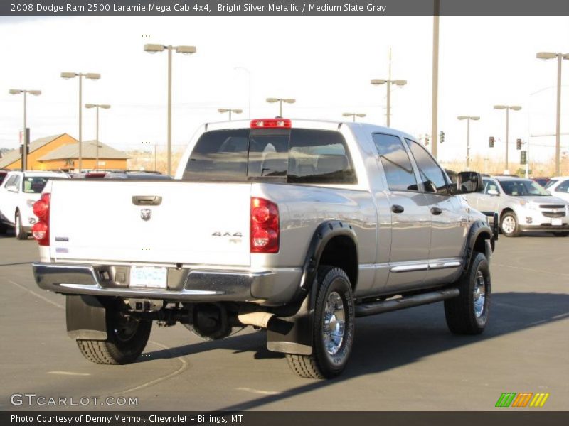Bright Silver Metallic / Medium Slate Gray 2008 Dodge Ram 2500 Laramie Mega Cab 4x4