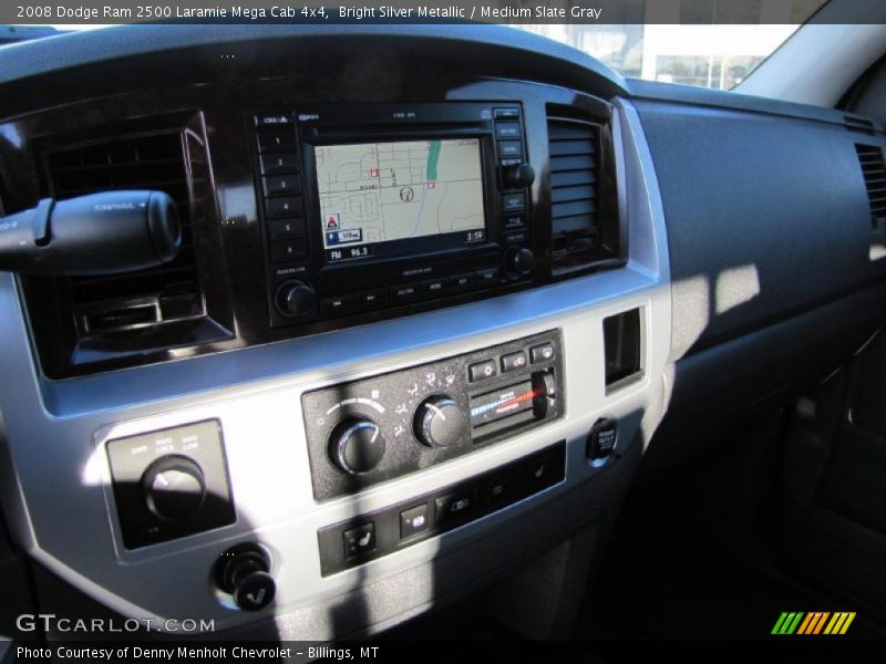 Bright Silver Metallic / Medium Slate Gray 2008 Dodge Ram 2500 Laramie Mega Cab 4x4