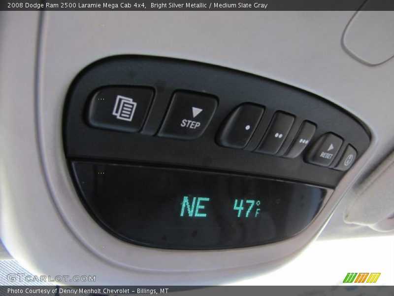 Bright Silver Metallic / Medium Slate Gray 2008 Dodge Ram 2500 Laramie Mega Cab 4x4