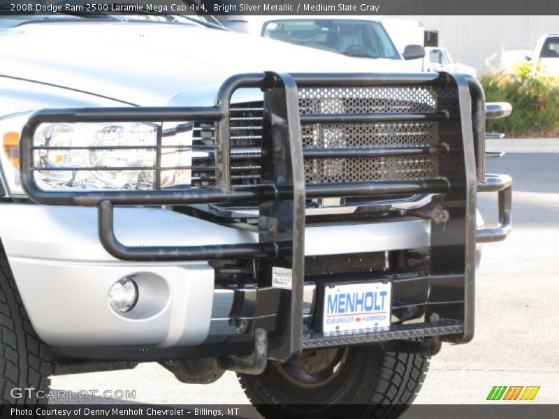 Bright Silver Metallic / Medium Slate Gray 2008 Dodge Ram 2500 Laramie Mega Cab 4x4