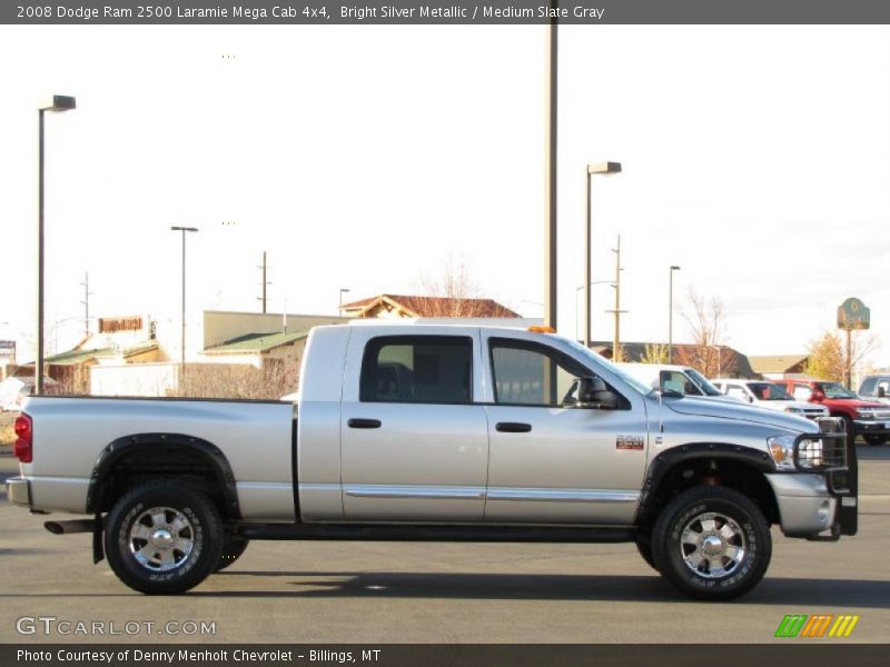 Bright Silver Metallic / Medium Slate Gray 2008 Dodge Ram 2500 Laramie Mega Cab 4x4