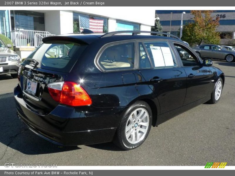 Jet Black / Cream Beige 2007 BMW 3 Series 328xi Wagon