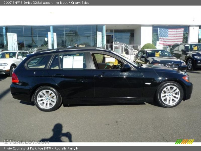 Jet Black / Cream Beige 2007 BMW 3 Series 328xi Wagon