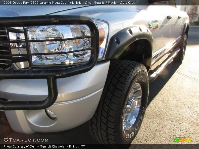 Bright Silver Metallic / Medium Slate Gray 2008 Dodge Ram 2500 Laramie Mega Cab 4x4