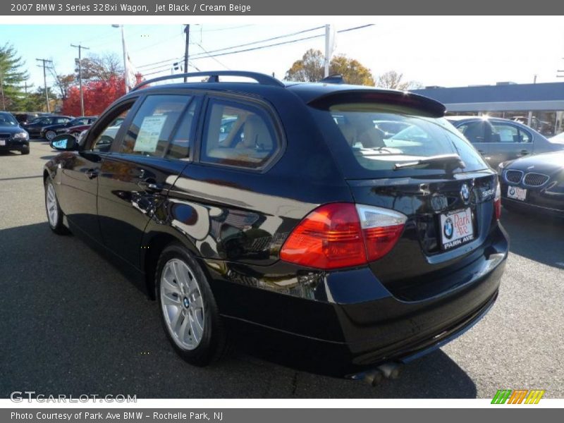Jet Black / Cream Beige 2007 BMW 3 Series 328xi Wagon