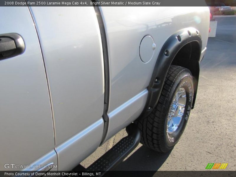 Bright Silver Metallic / Medium Slate Gray 2008 Dodge Ram 2500 Laramie Mega Cab 4x4