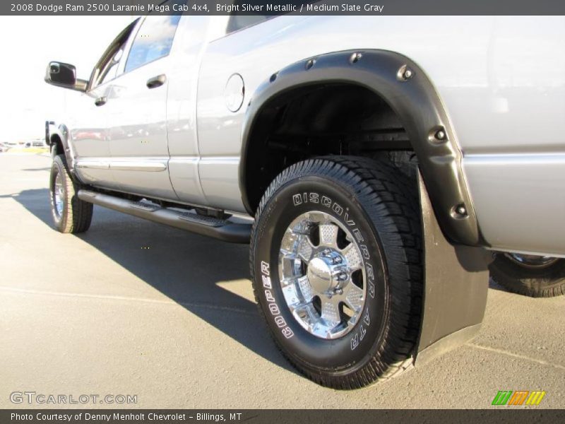 Bright Silver Metallic / Medium Slate Gray 2008 Dodge Ram 2500 Laramie Mega Cab 4x4