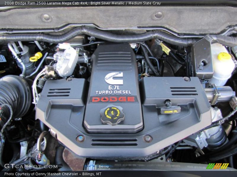  2008 Ram 2500 Laramie Mega Cab 4x4 Engine - 6.7 Liter OHV 24-Valve Cummins Turbo Diesel Inline 6 Cylinder