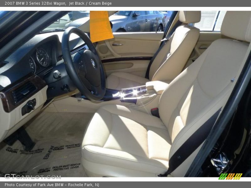 Jet Black / Cream Beige 2007 BMW 3 Series 328xi Wagon