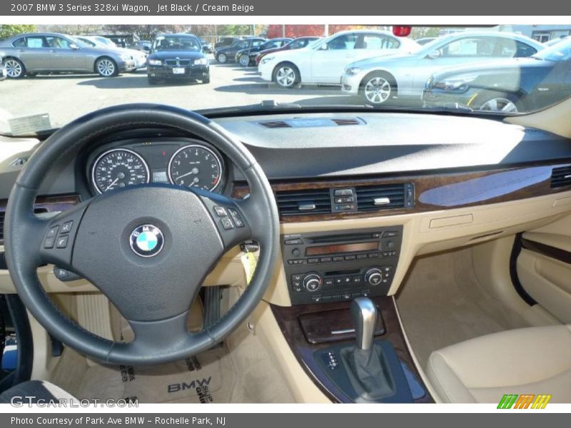 Jet Black / Cream Beige 2007 BMW 3 Series 328xi Wagon