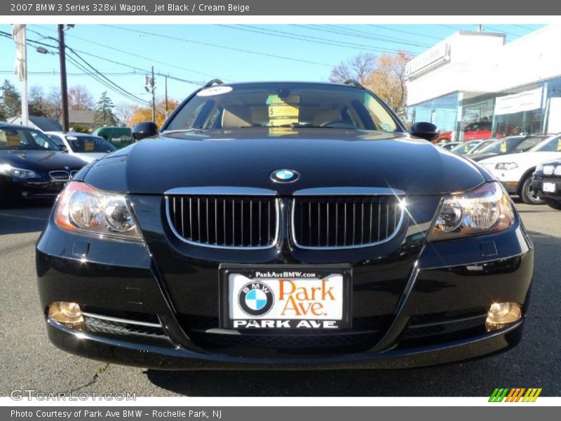 Jet Black / Cream Beige 2007 BMW 3 Series 328xi Wagon