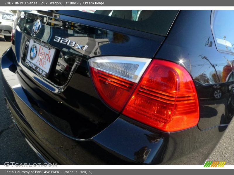 Jet Black / Cream Beige 2007 BMW 3 Series 328xi Wagon