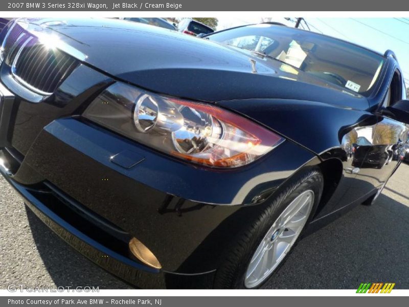 Jet Black / Cream Beige 2007 BMW 3 Series 328xi Wagon