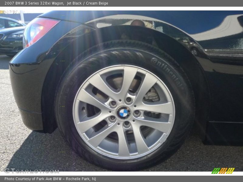 Jet Black / Cream Beige 2007 BMW 3 Series 328xi Wagon