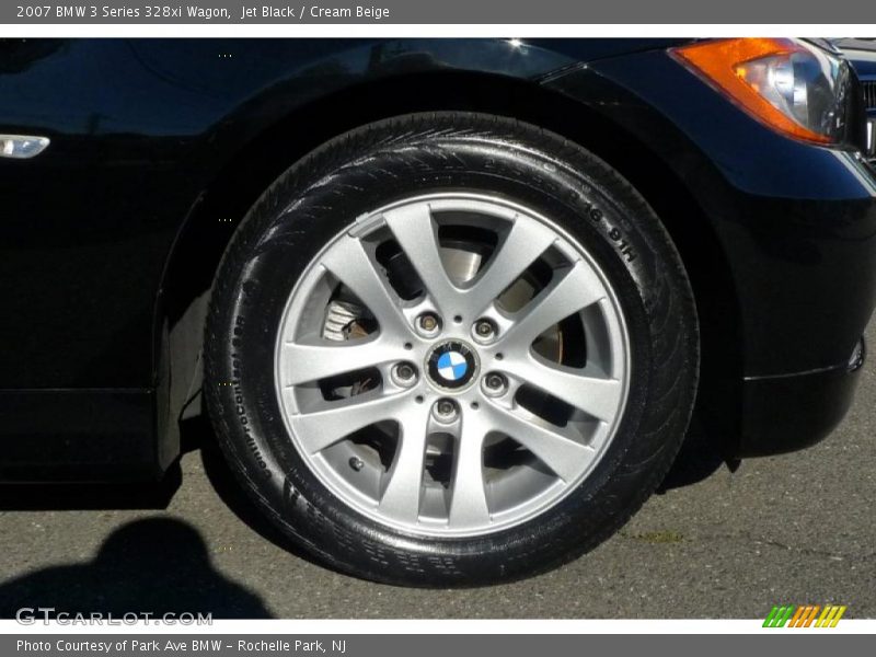 Jet Black / Cream Beige 2007 BMW 3 Series 328xi Wagon