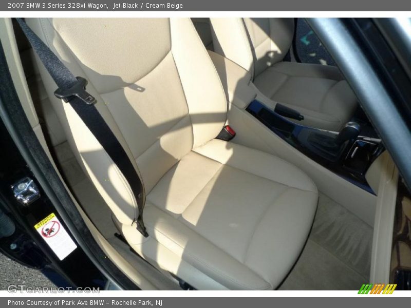 Jet Black / Cream Beige 2007 BMW 3 Series 328xi Wagon