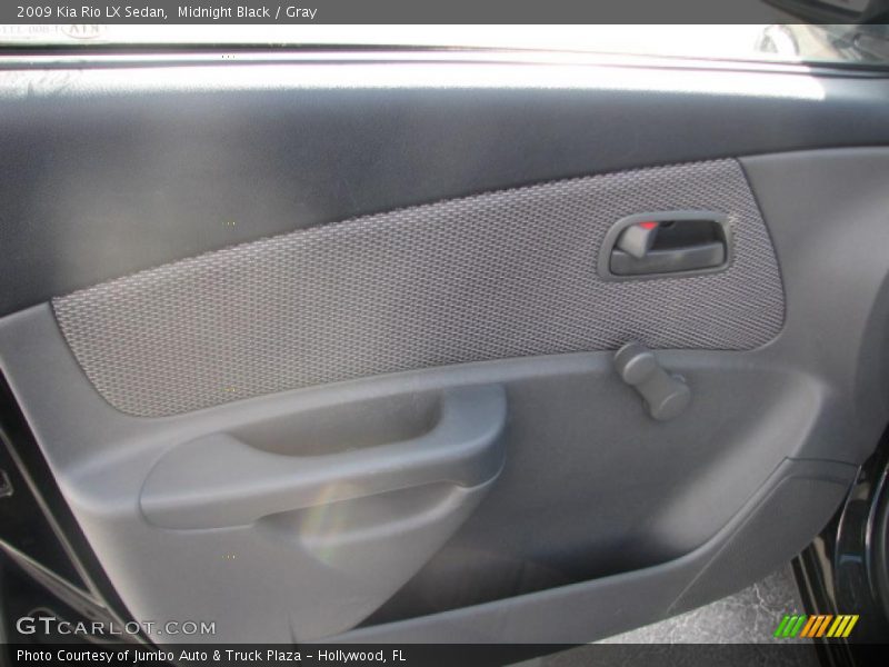 Midnight Black / Gray 2009 Kia Rio LX Sedan