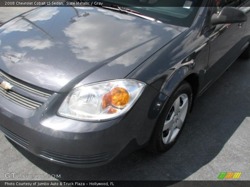 Slate Metallic / Gray 2008 Chevrolet Cobalt LS Sedan